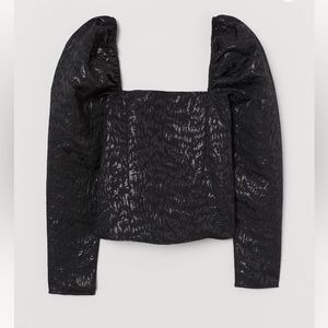 Jacquard wave TOP H&M size S